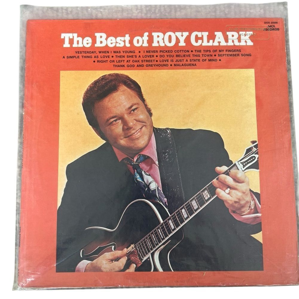 THE BEST OF ROY CLARK LP VINYL RECORD COUNTRY HITS MCA RECORDS